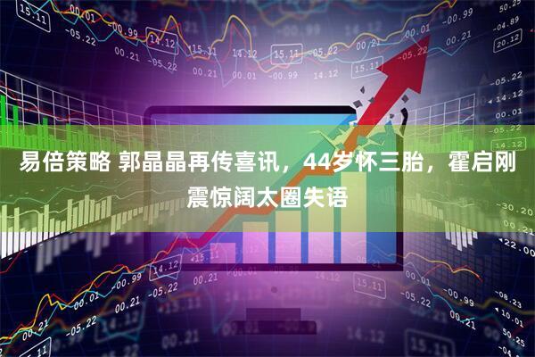 易倍策略 郭晶晶再传喜讯，44岁怀三胎，霍启刚震惊阔太圈失语