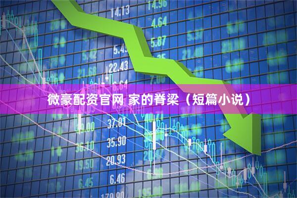 微豪配资官网 家的脊梁（短篇小说）
