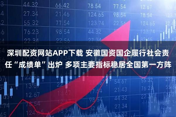 深圳配资网站APP下载 安徽国资国企履行社会责任“成绩单”出炉 多项主要指标稳居全国第一方阵